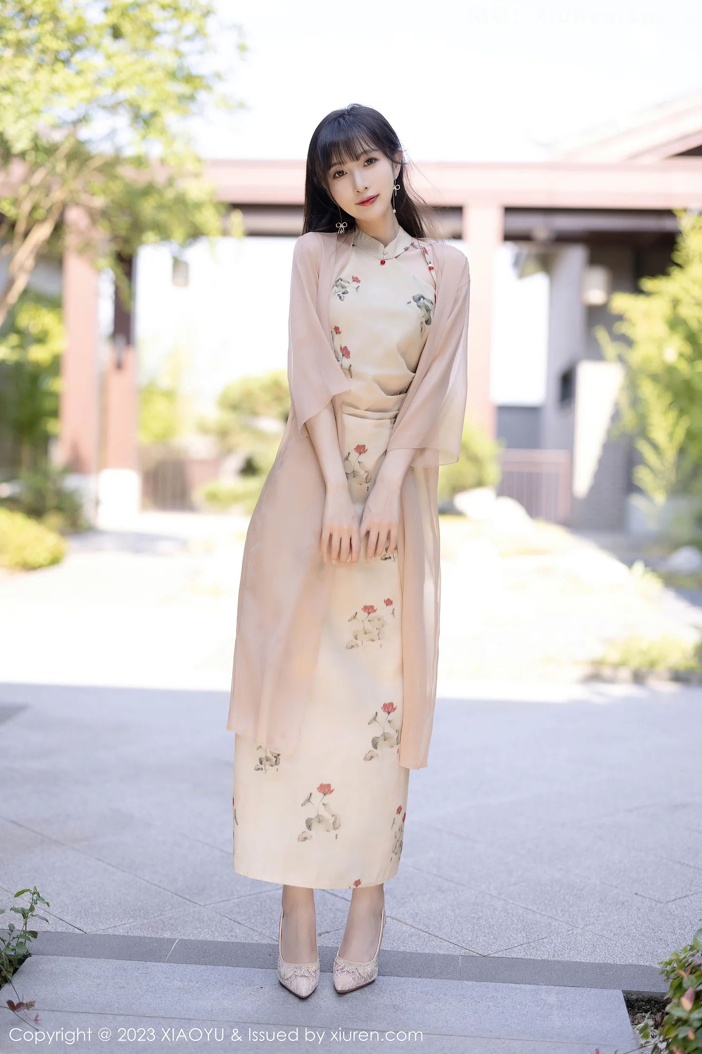 图片[6]-[XiaoYu画语界]Vol.1071 模特林星阑性感浅色薄纱服饰+蓝杏色旗袍服秀曼妙身姿诱惑写真93P-秀人网官方网站